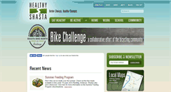 Desktop Screenshot of healthyshasta.org